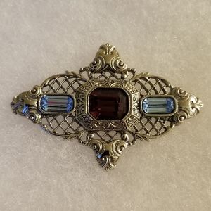 Purple and Blue Pin